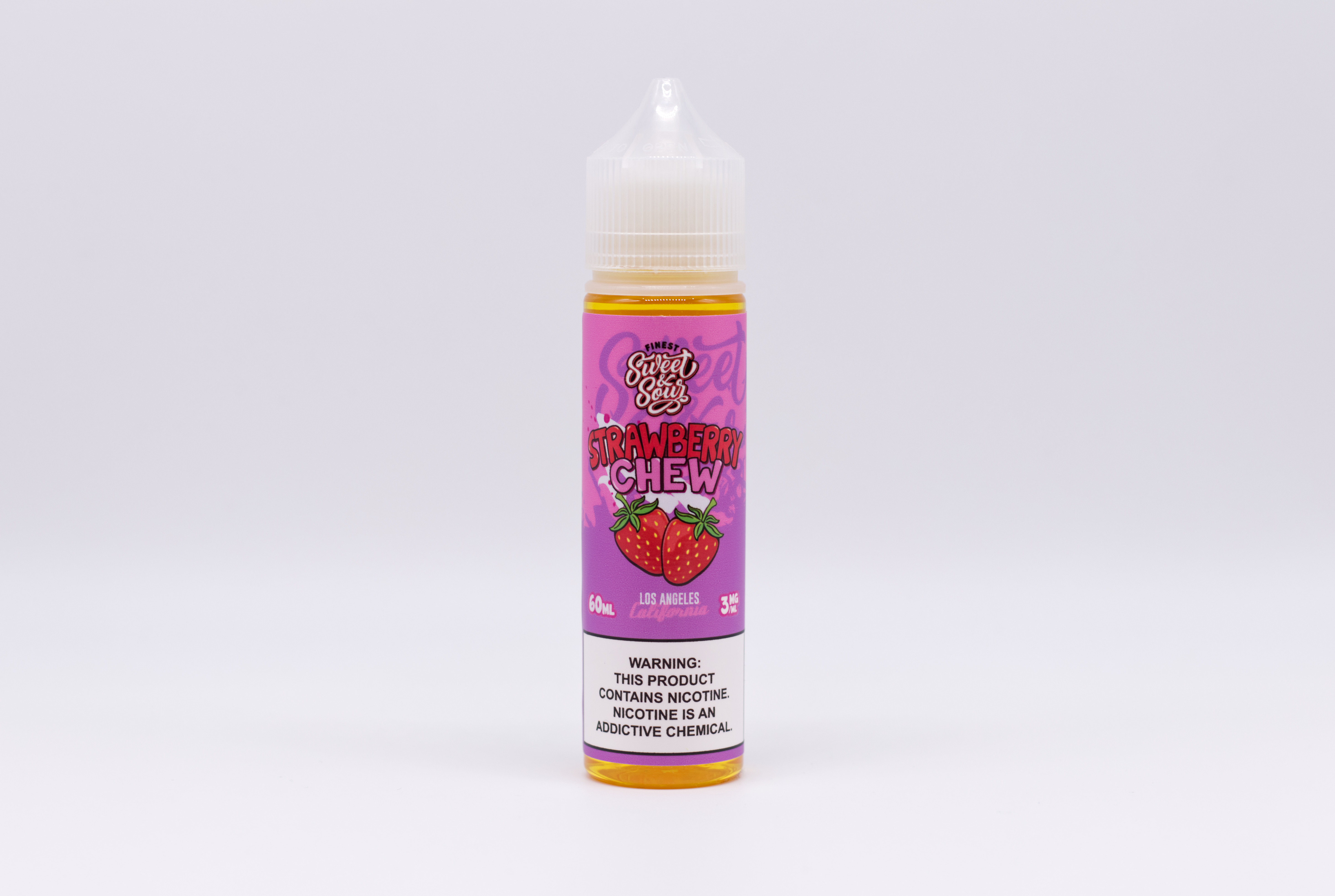 Salt Nic The Finest Sweet & Sour Strawberry Chew E-juice 120ml